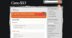 Desktop Screenshot of cursoseo.org